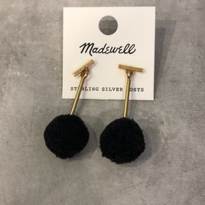 Madewell pompom earrings